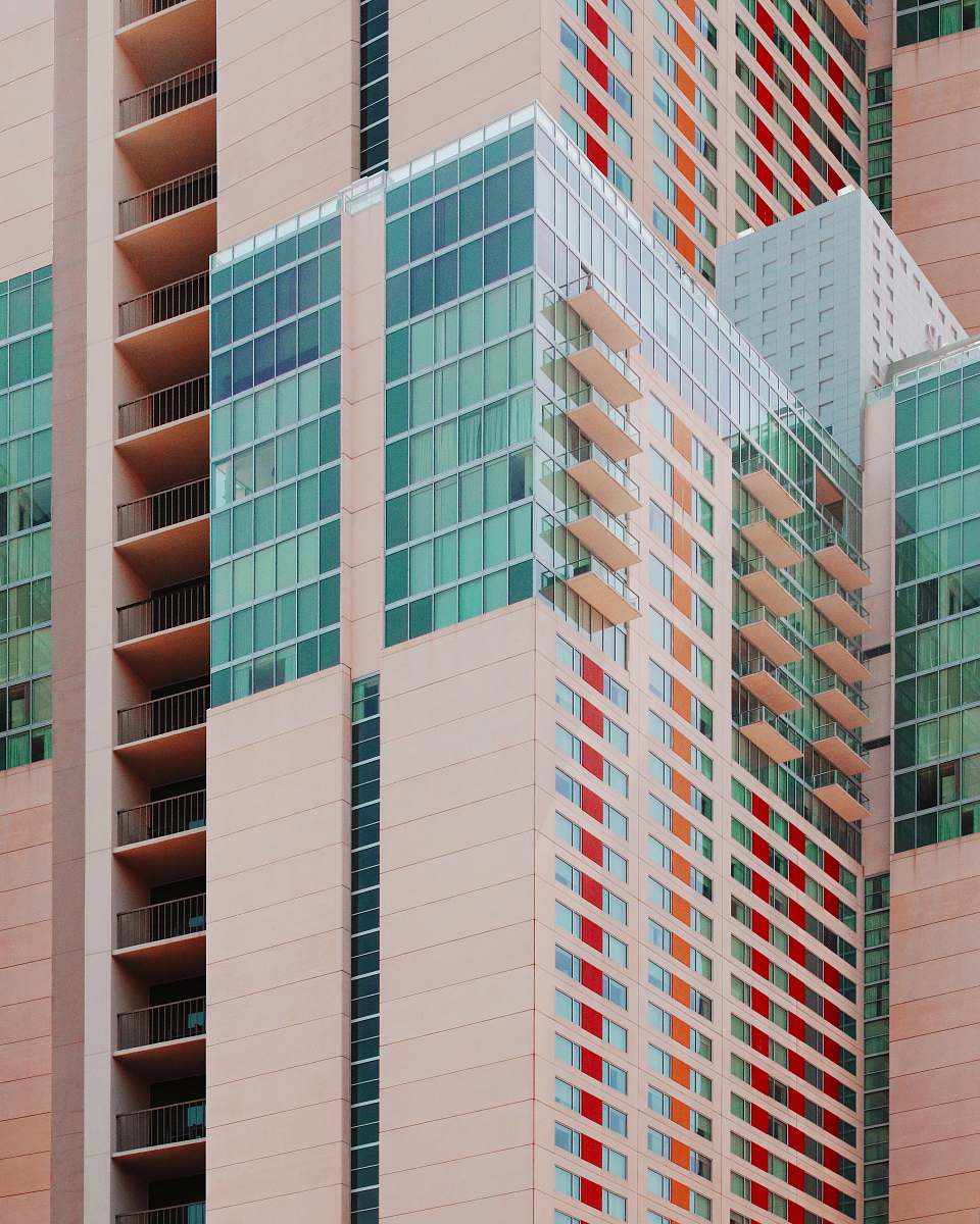 office building white and brown concrete buildings selective photography condo